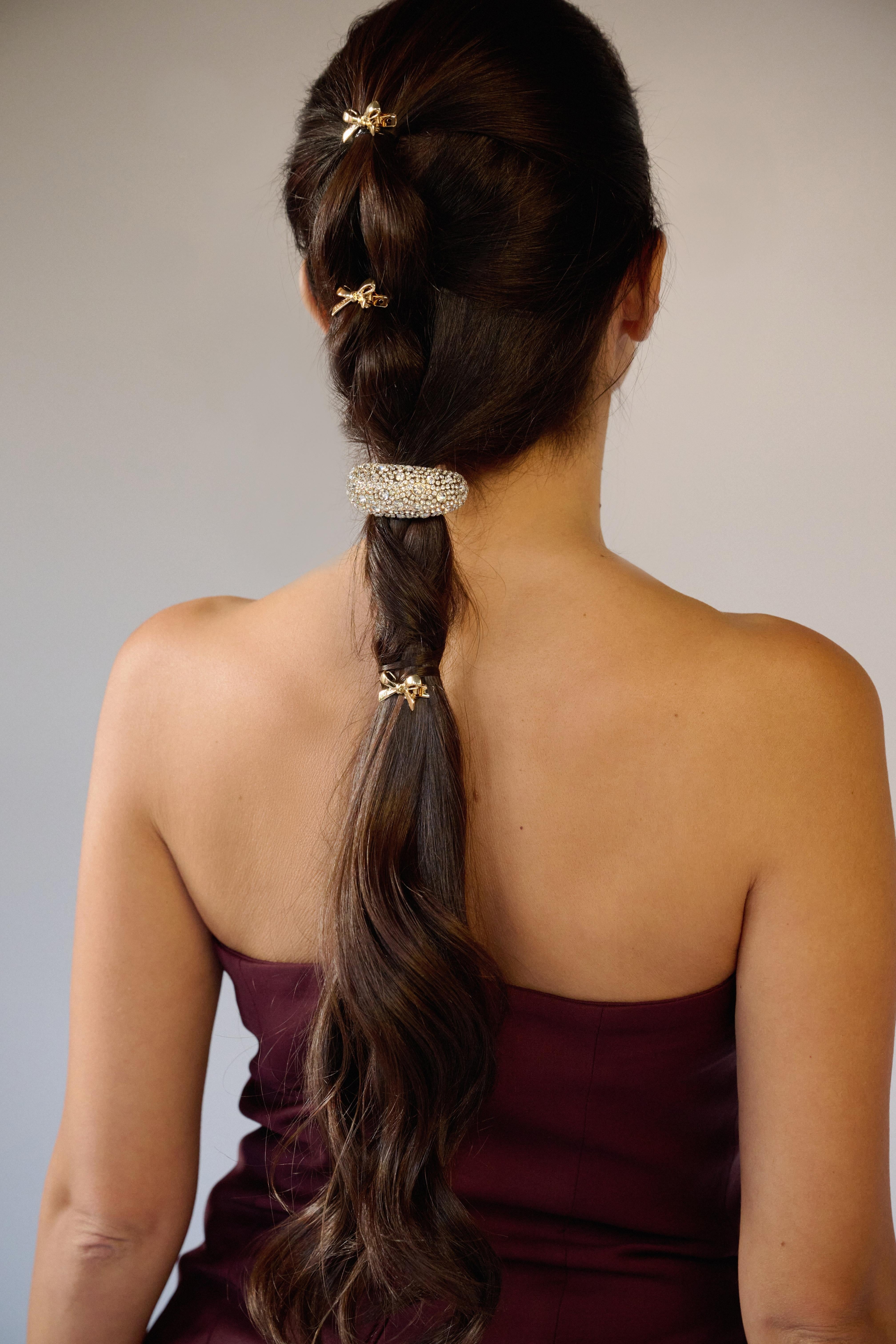 ALTIN FIYONK KLIPS TOKA SET