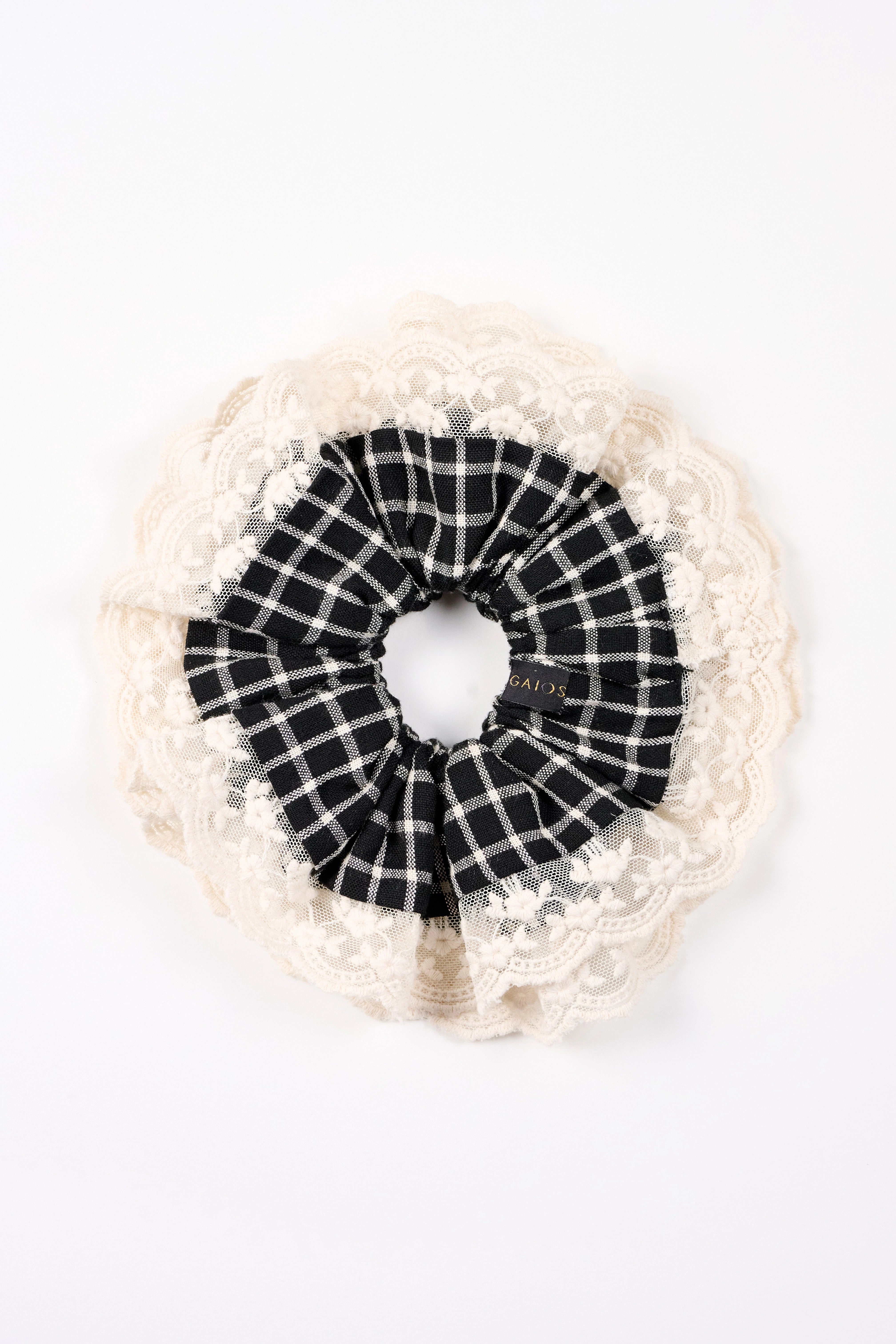 GINGHAM SCRUNCHIE