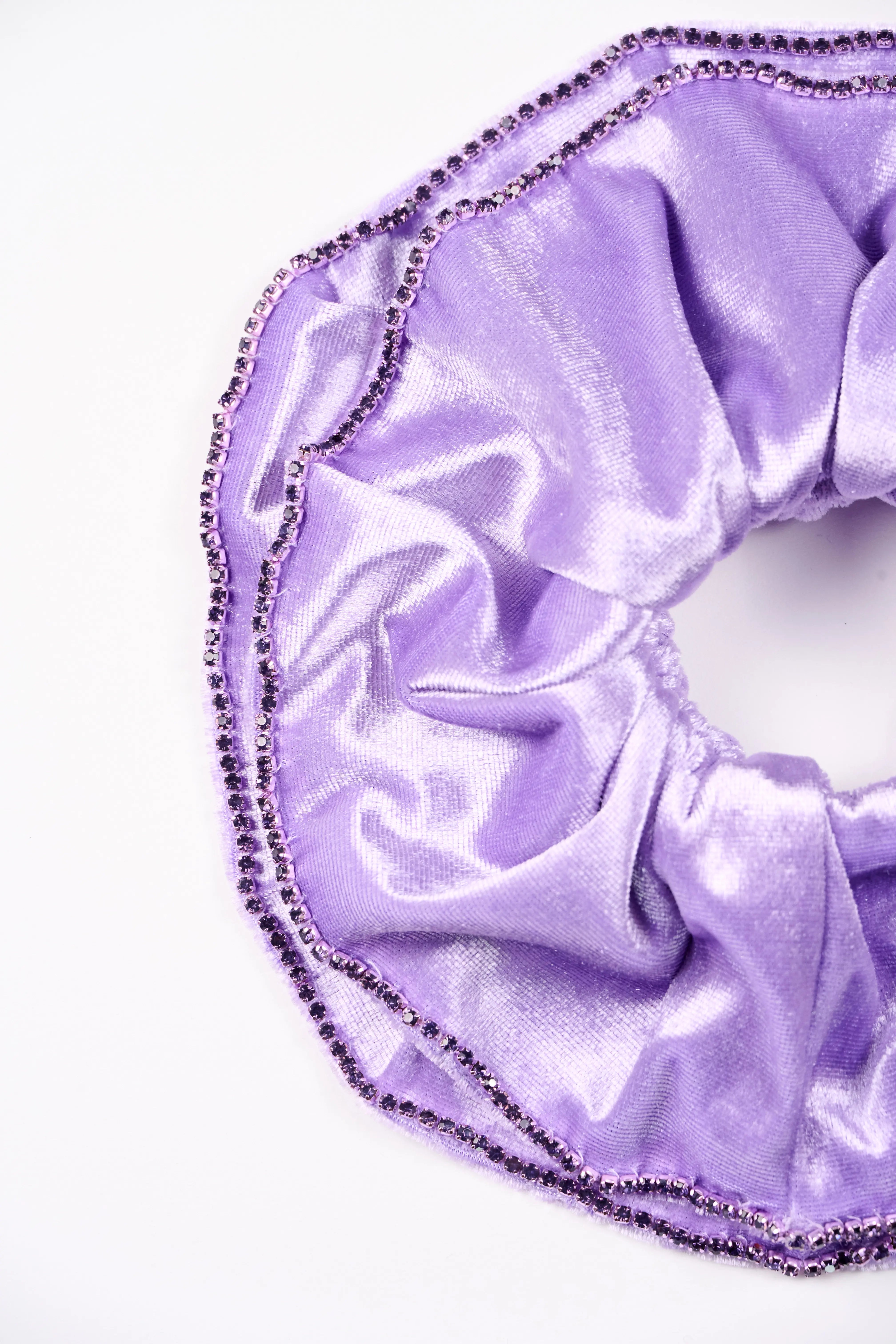 DOUBLE LILA SCRUNCHIE