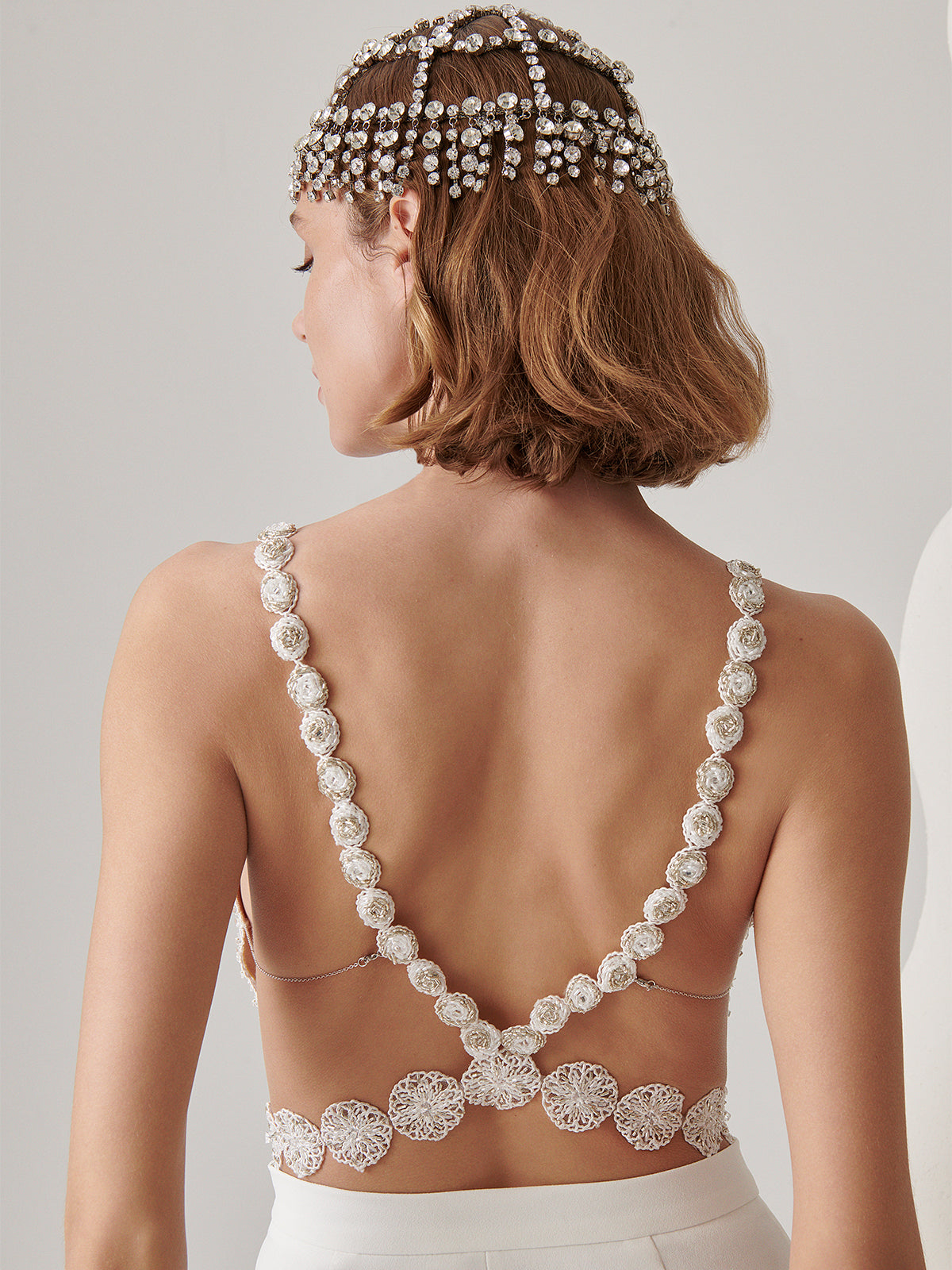 BOLEYN BEYAZ ZINCIRLI BONE