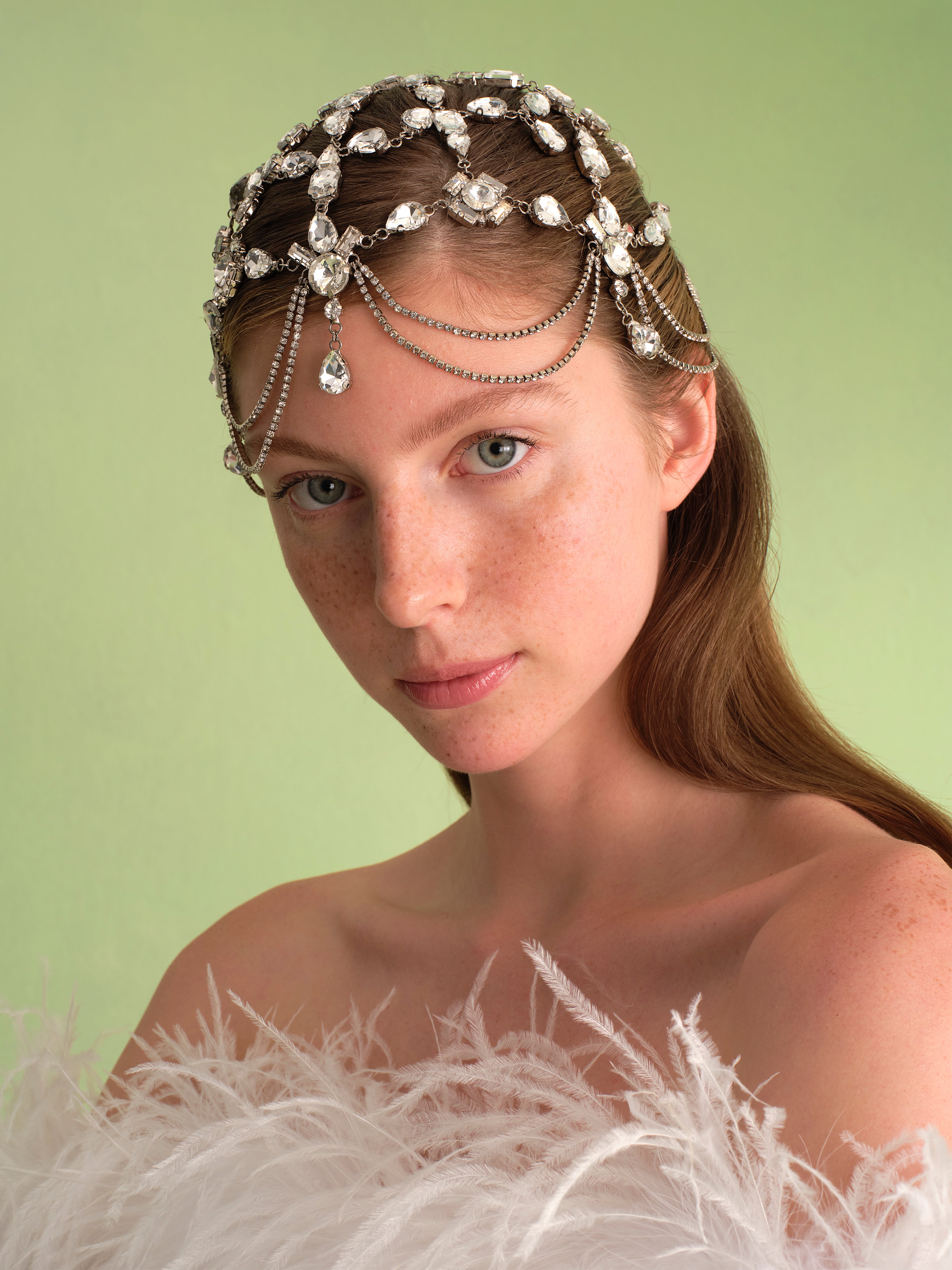 BRIDAL ZINCIRLI SAÇ AKSESUARI