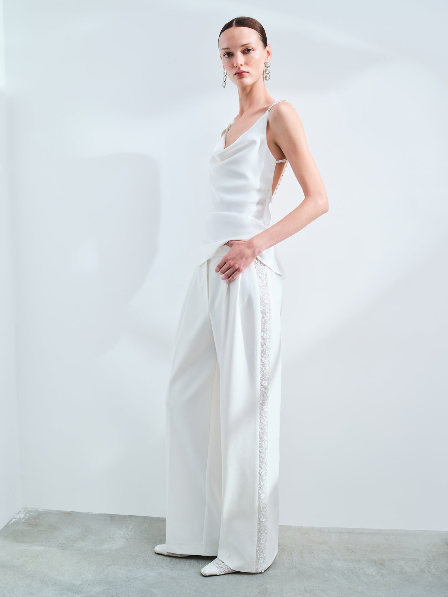 VIOLA - DEGAJE YAKA SATEN BLUZ