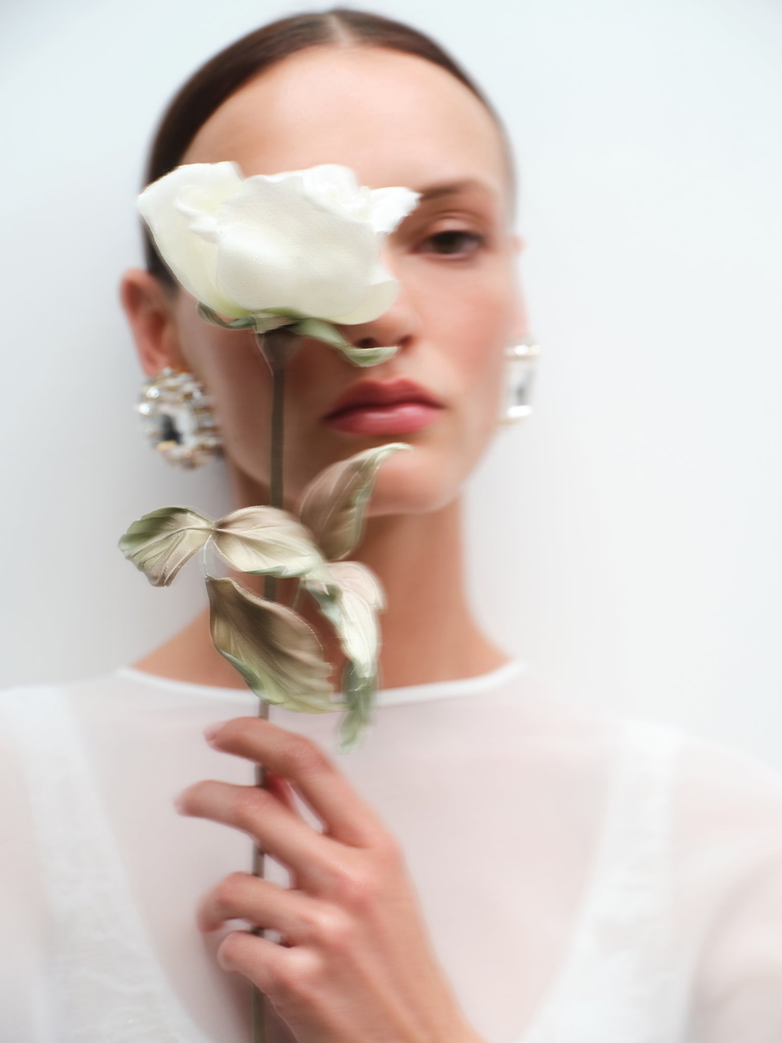 NOOR - ASIMETRIK ŞIFON PELERIN