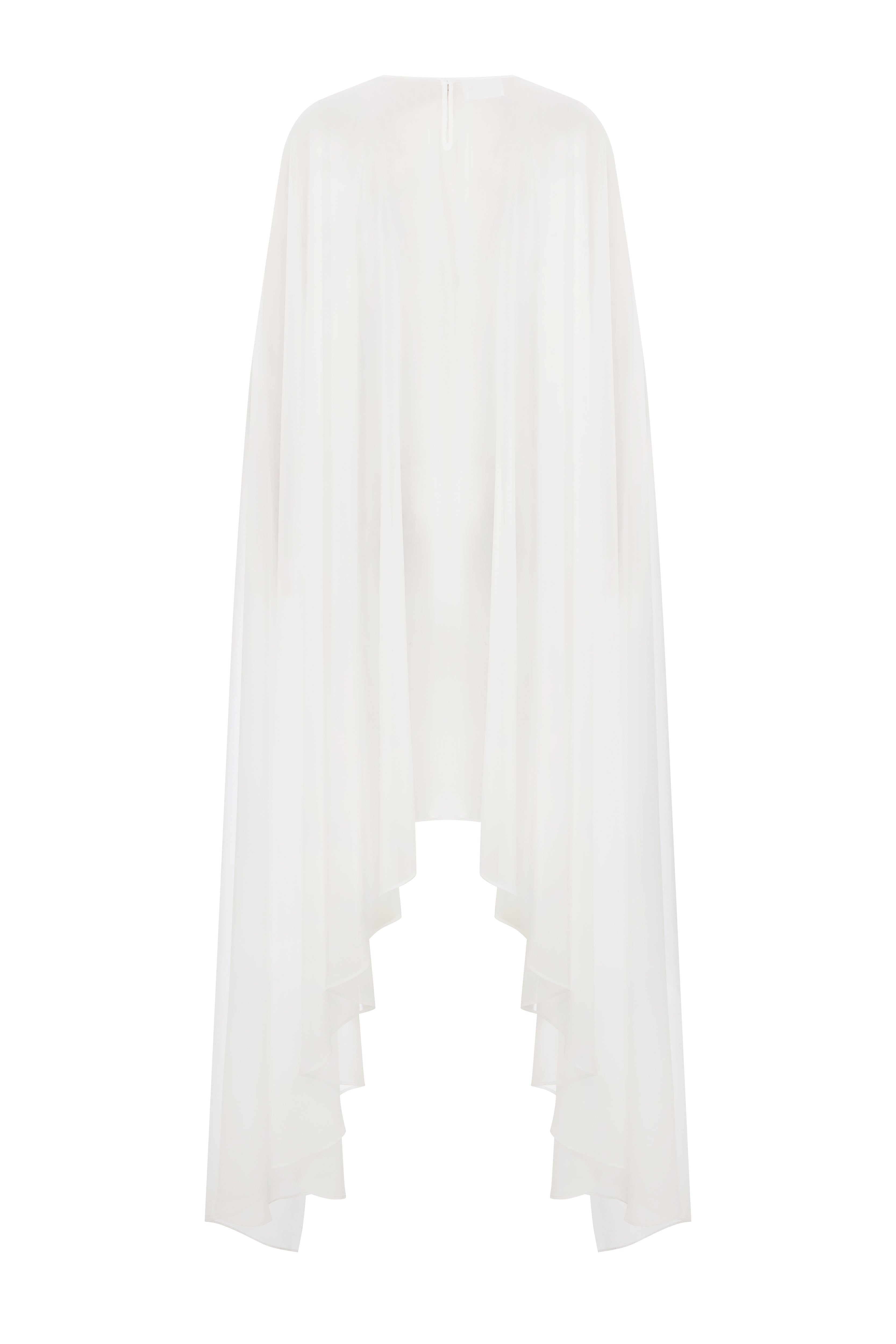 NOOR - ASIMETRIK ŞIFON PELERIN