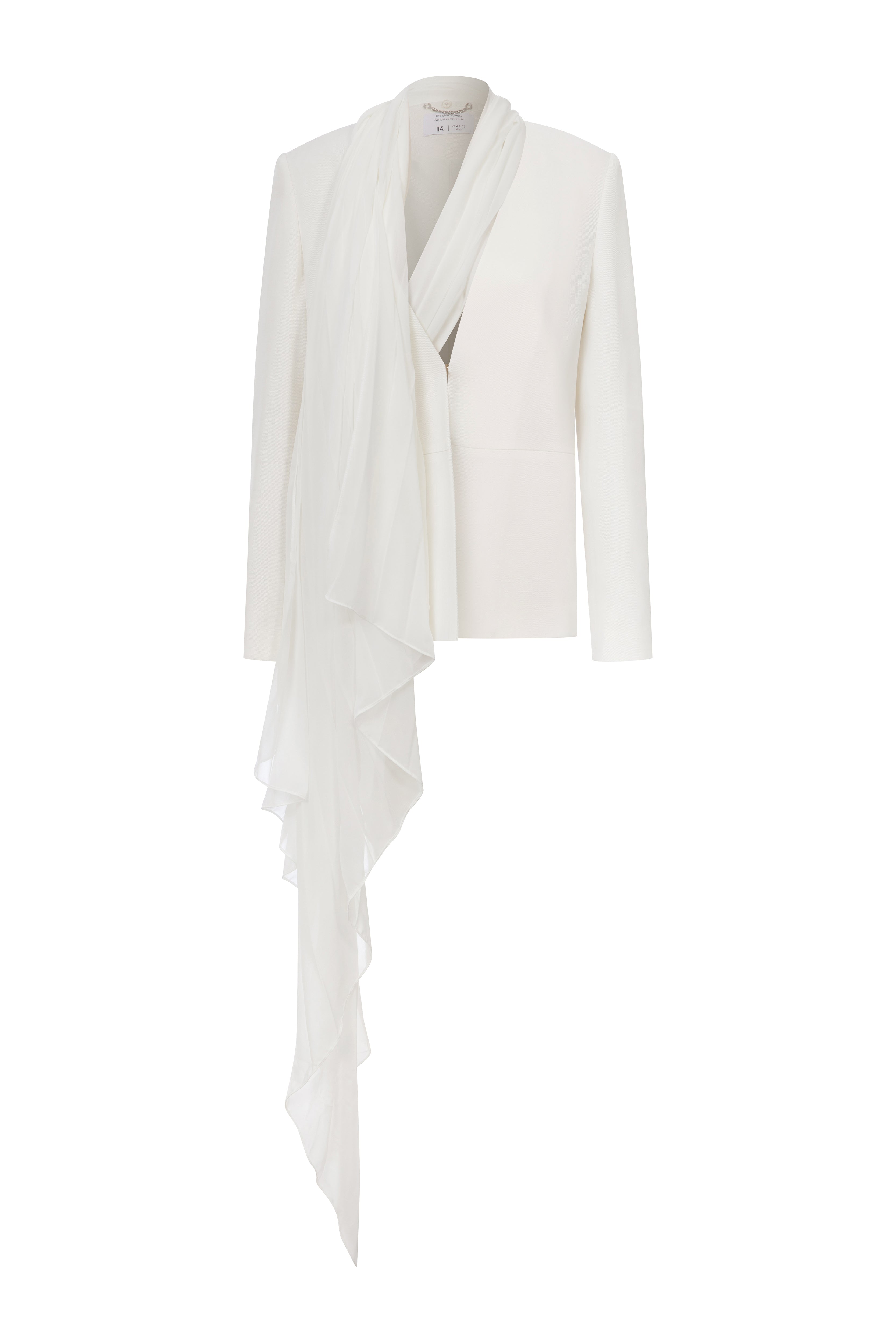 OLLY - ŞIFON DETAYLI OVERSIZED BLAZER