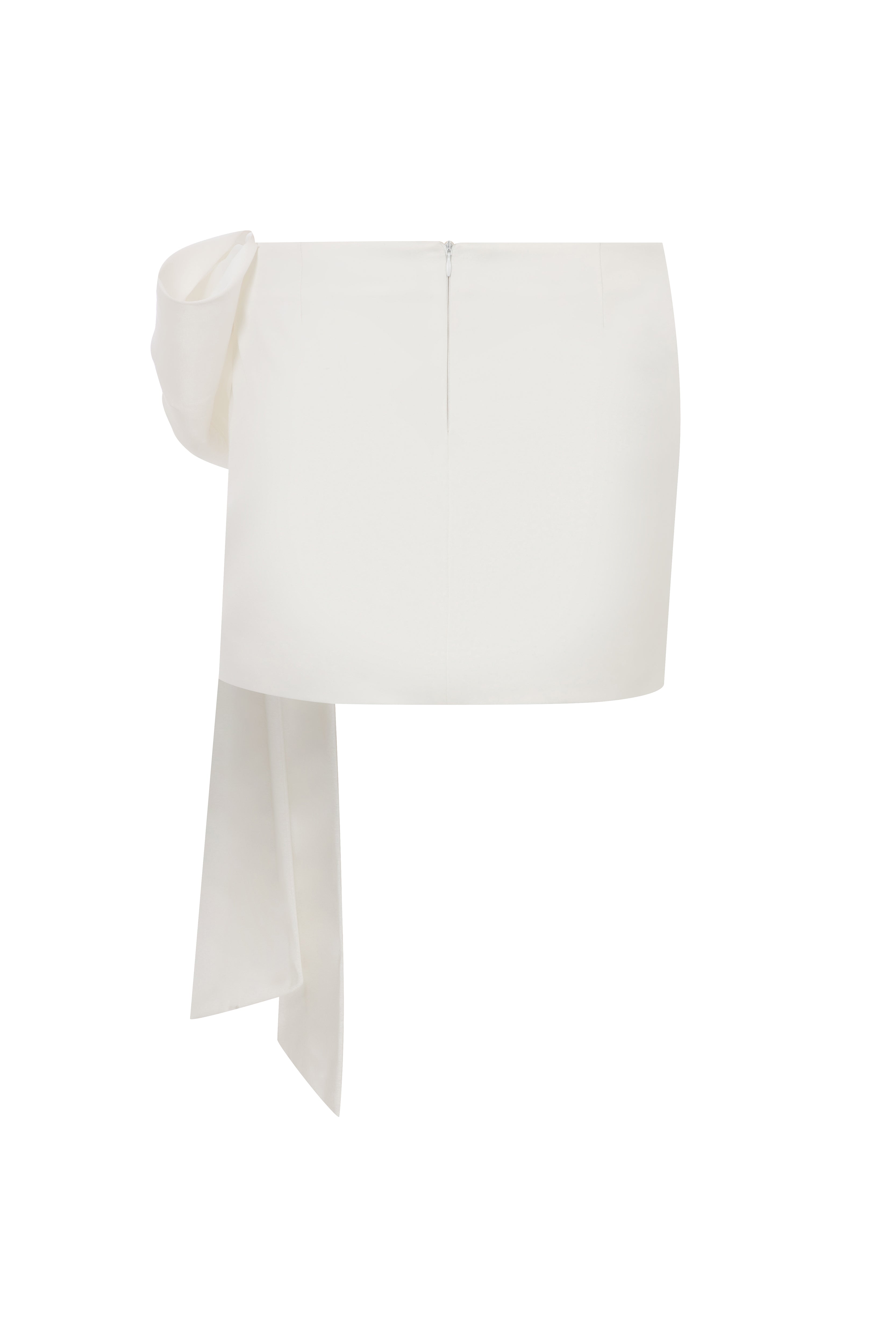 ODE - KURDELE DETAYLI MINI SATEN ETEK