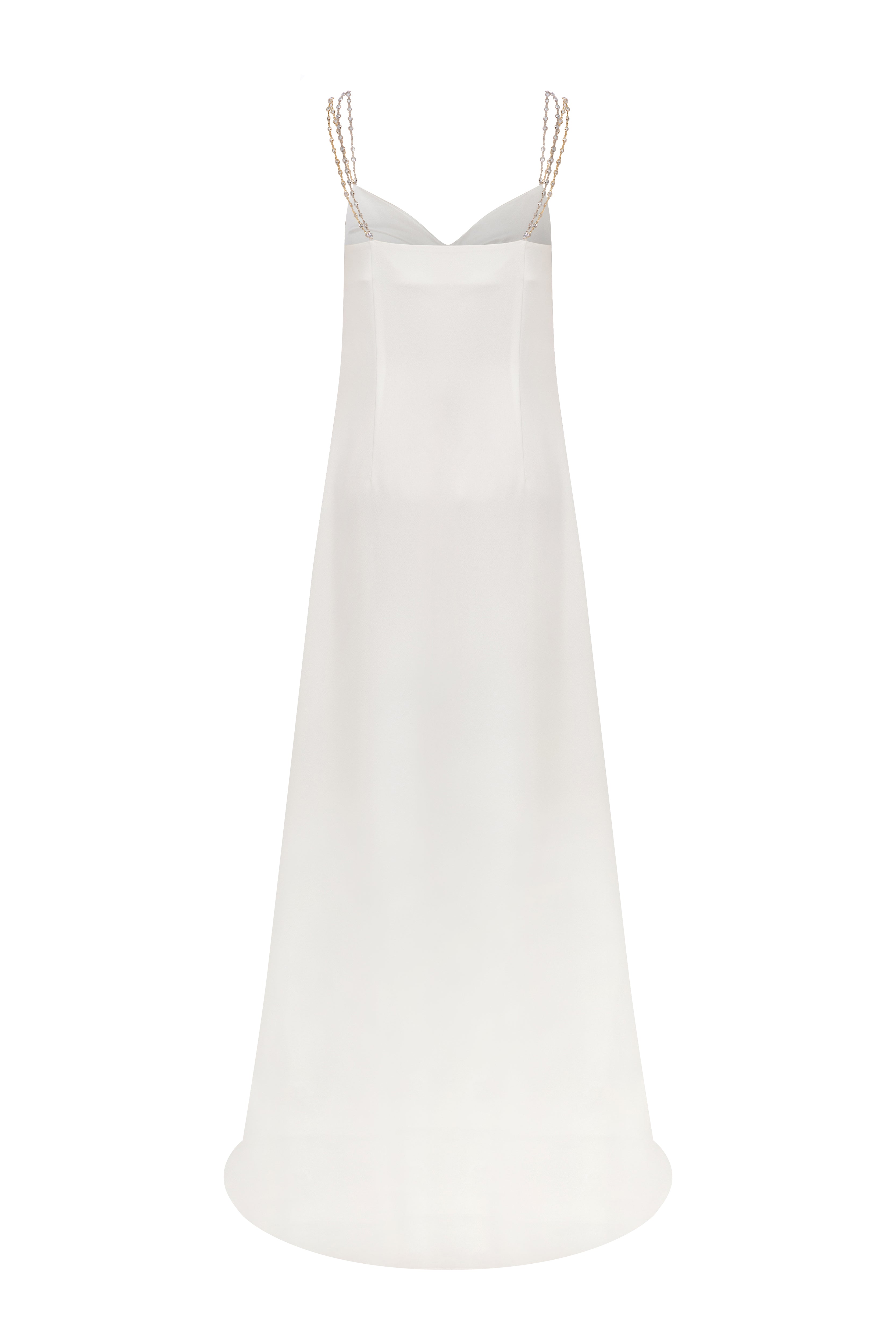 SURI - SATEN ASIMETRİK CROP BLUZ