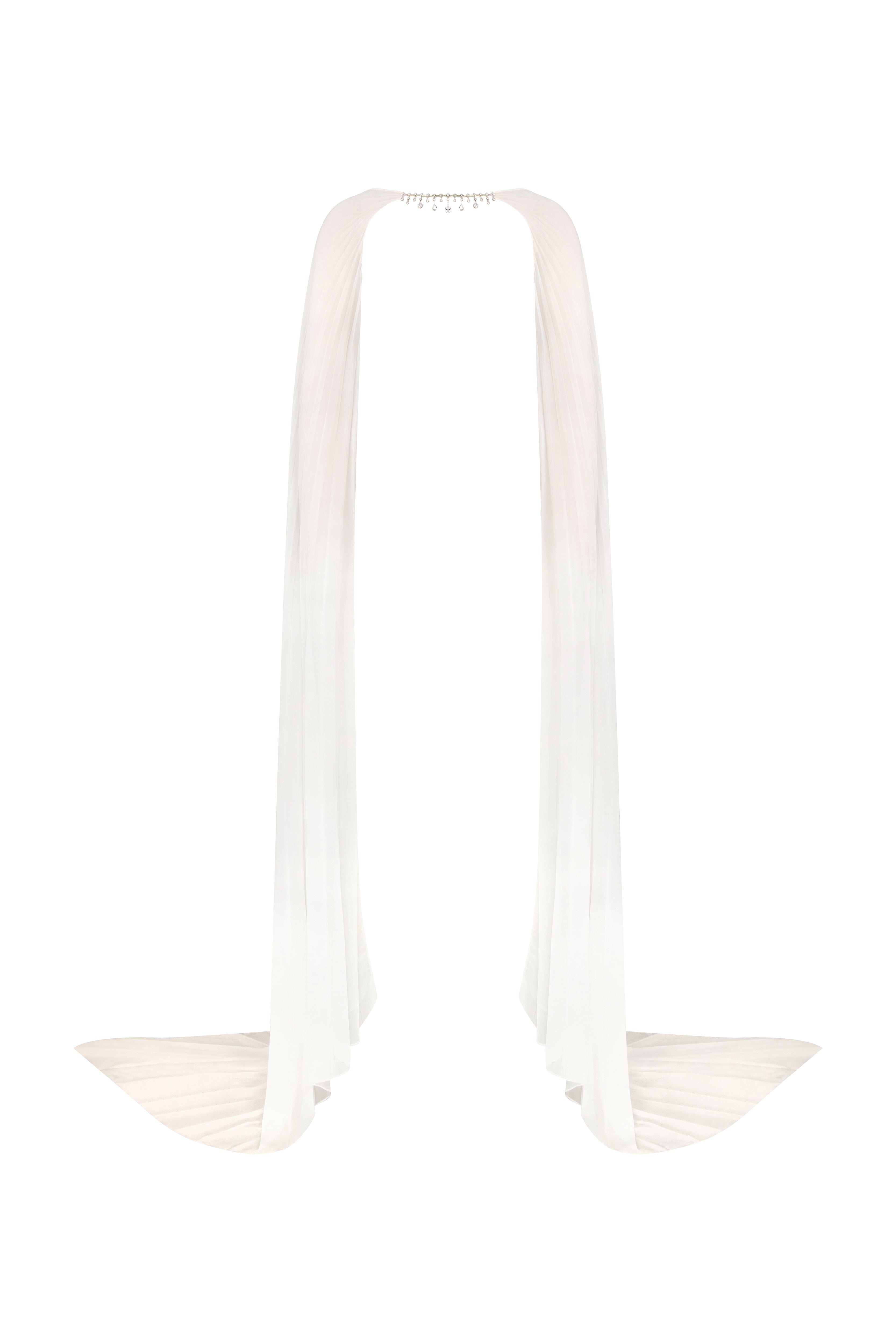 LIA - CHOKER DETAYLI ŞİFON PELERİN