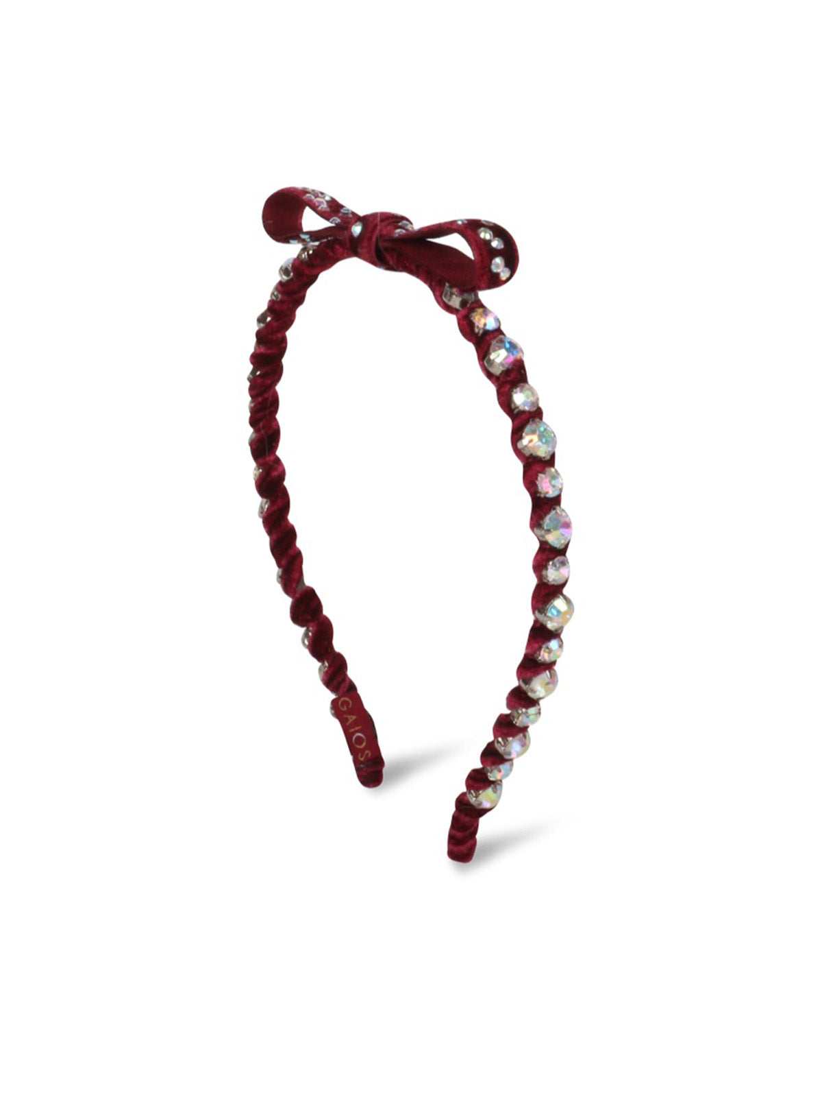 BURGUNDY VELVET TAÇ