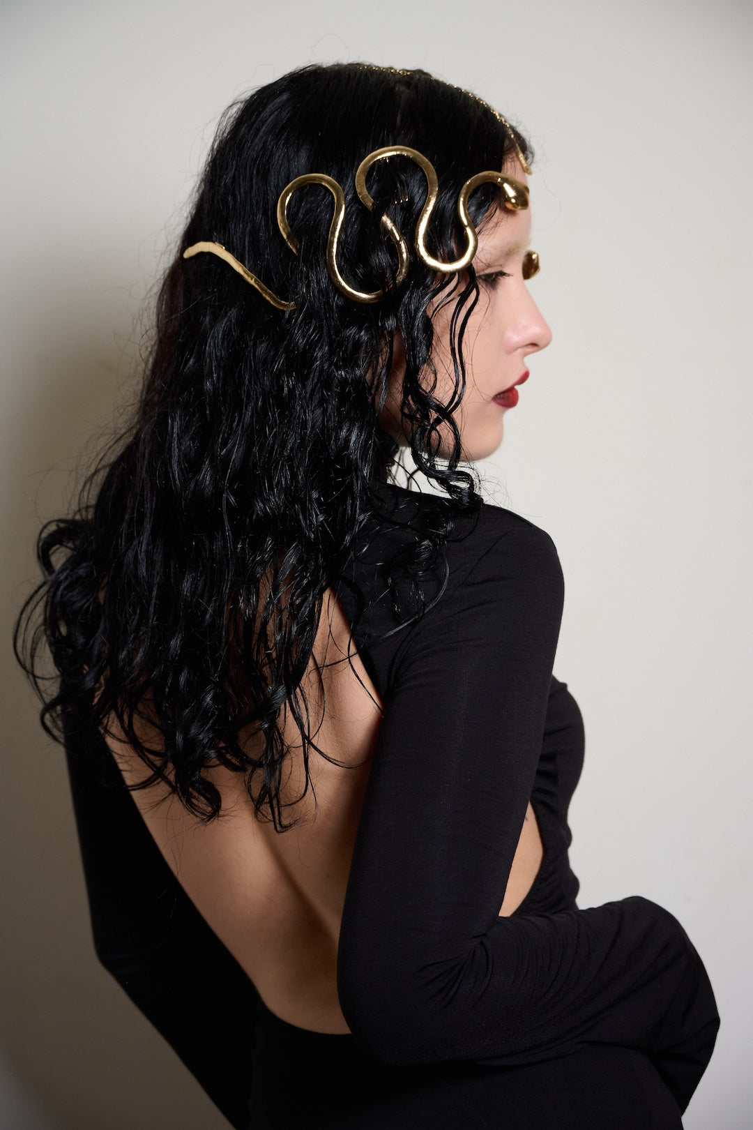 SNAKE HAIR COMB