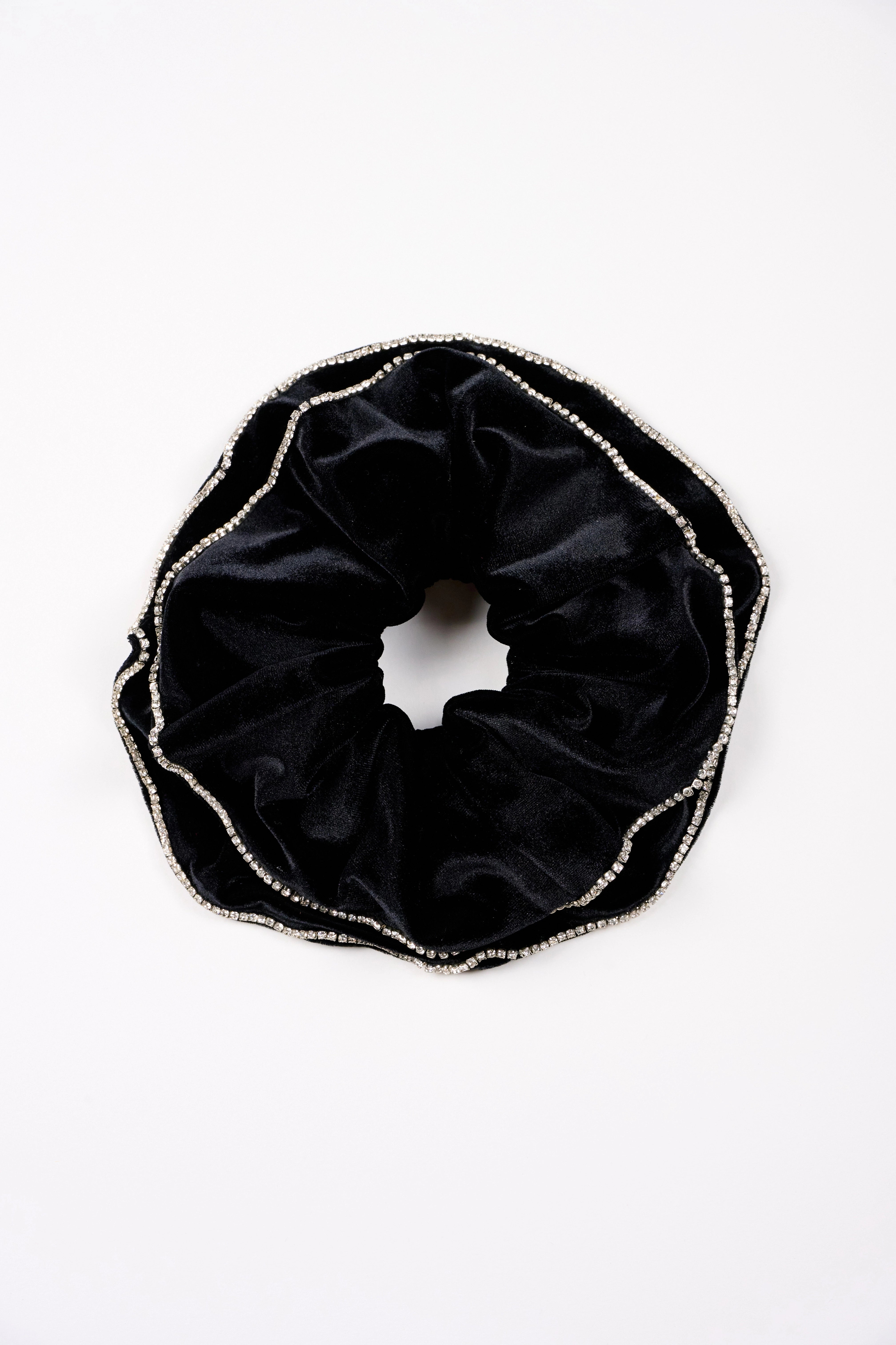 VELVET DOUBLE SCRUNCHIE