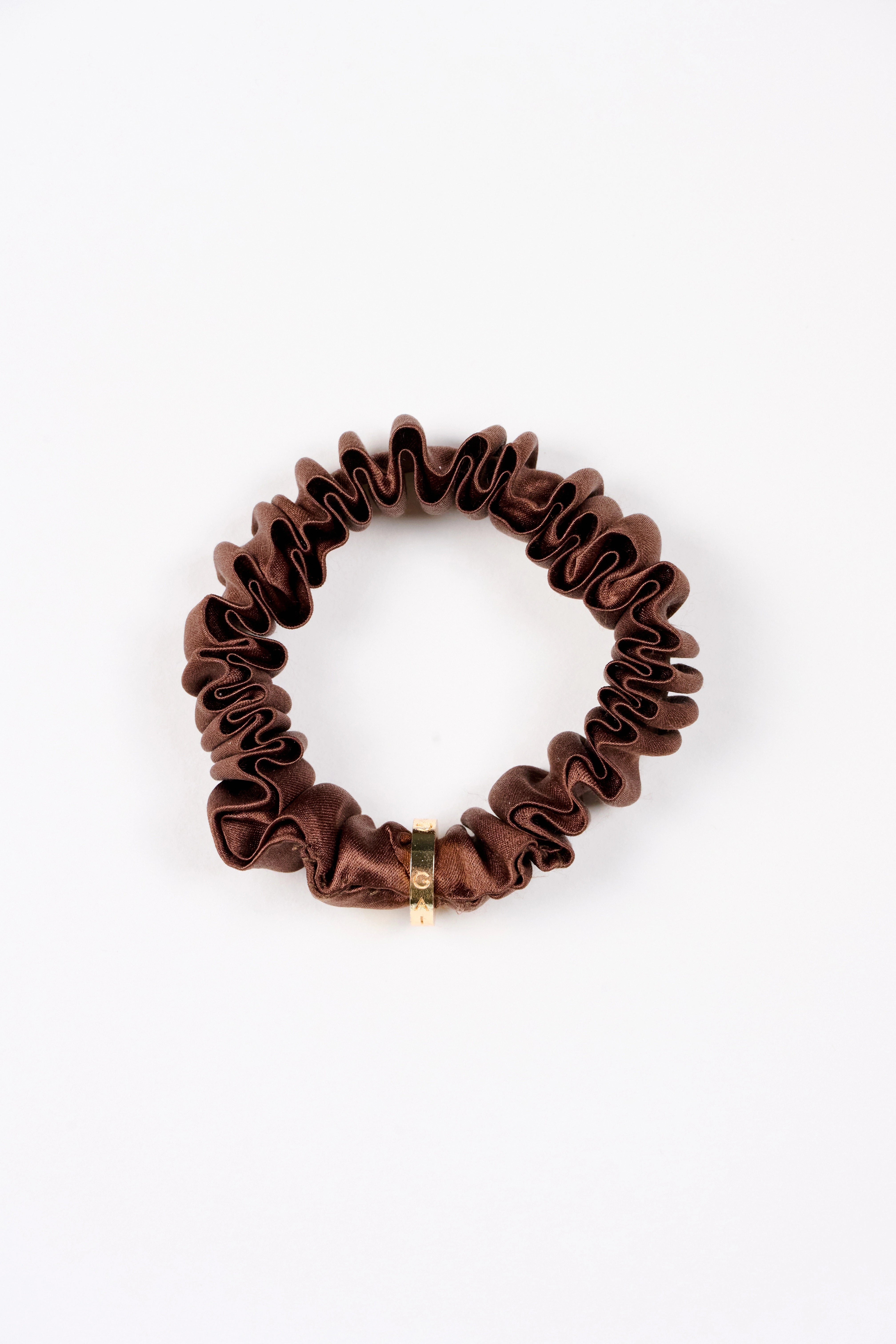 IPEK CHLOE KAHVERENGI LASTIK TOKA