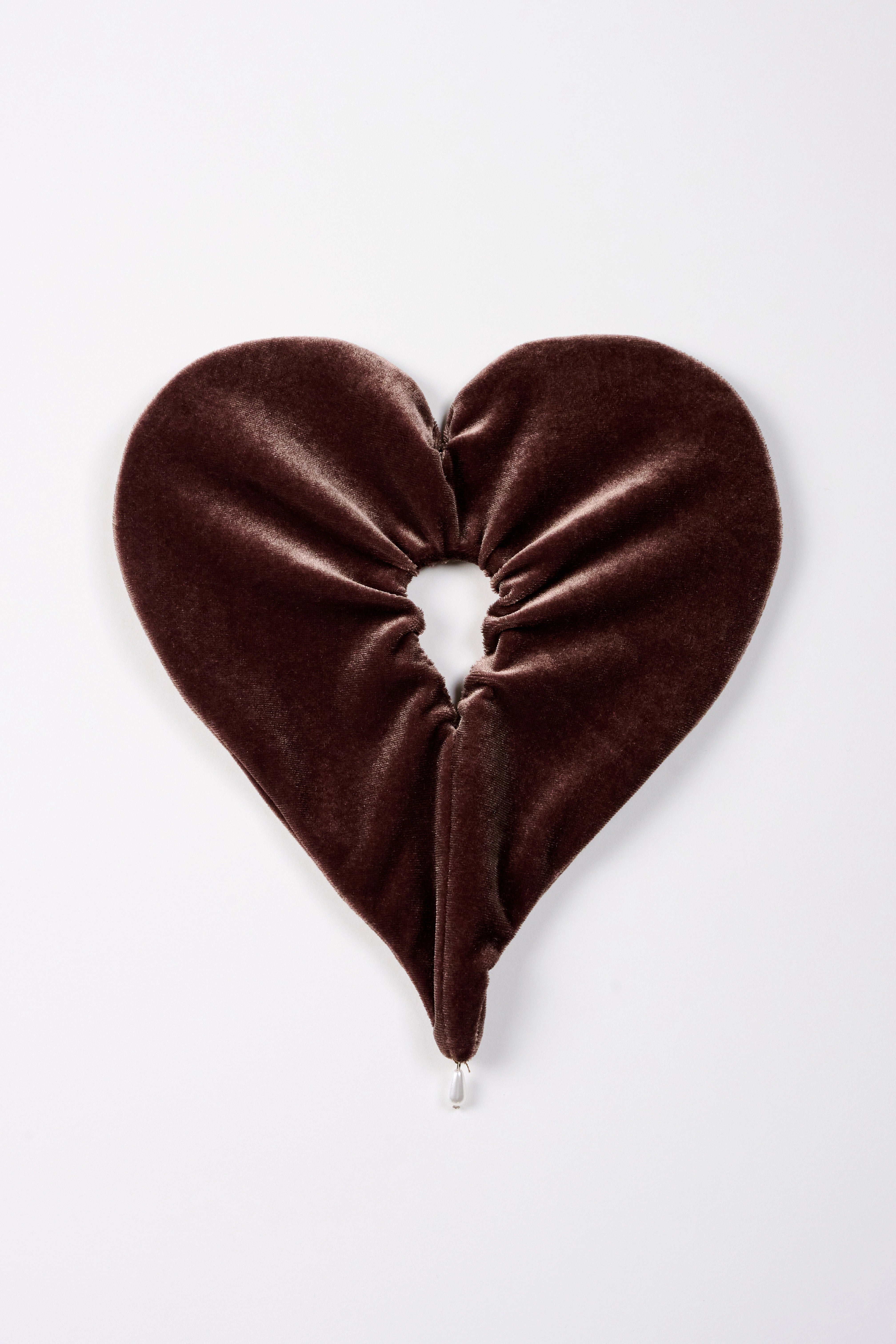 KADIFE KAHVERENGI LOVE SCRUNCHIE