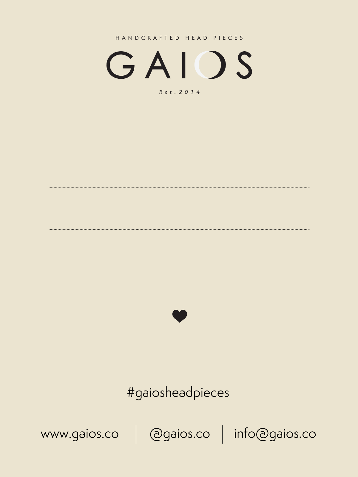 GAIOS GIFT CARD